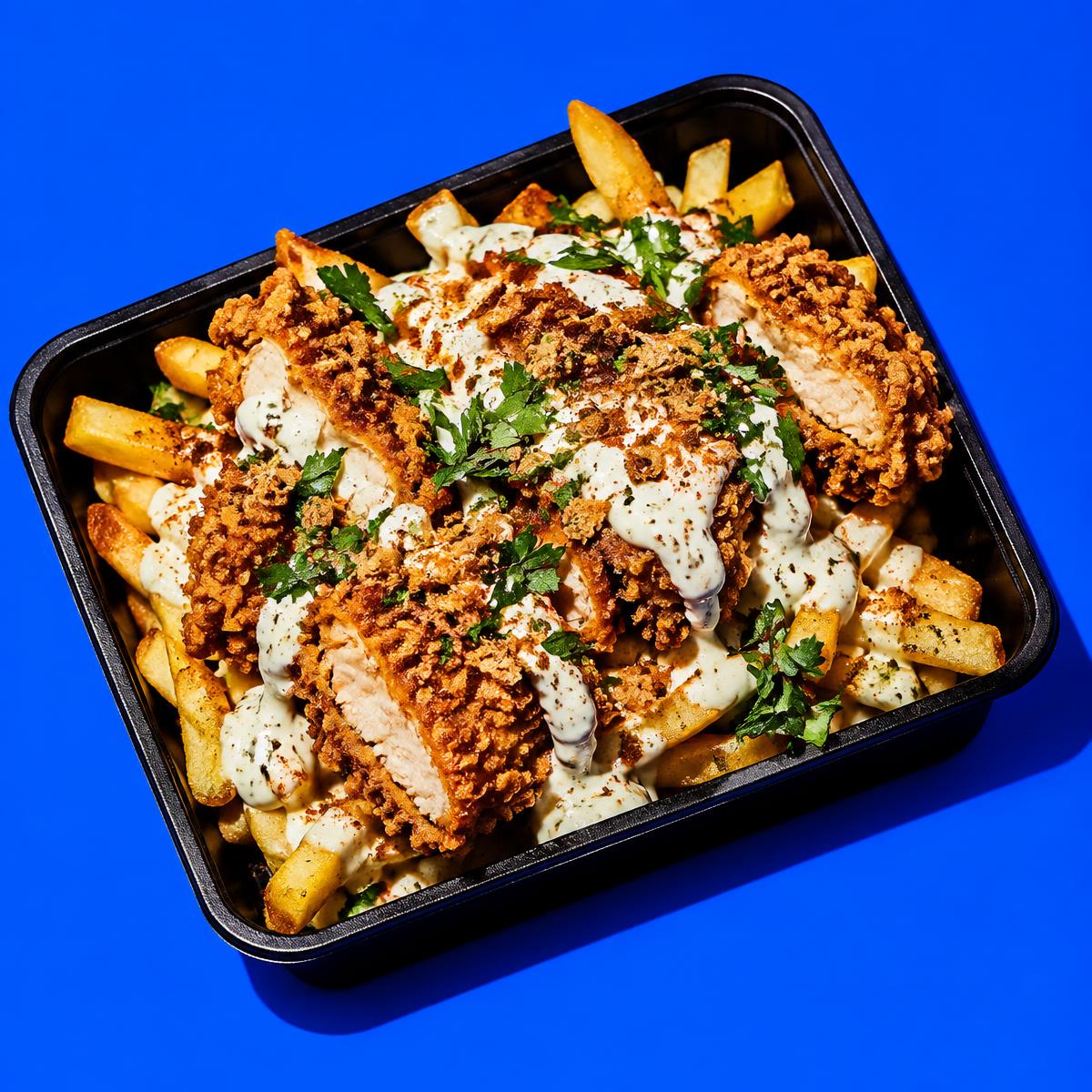 Crunch Crousty loaded crispy chicken bowl